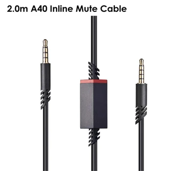6.5 Ft Yedek Uzatma Kablosu Inline Dilsiz Kablosu Astro A10 A40 oyun kulaklıkları Xbox One için Ps4 Denetleyici