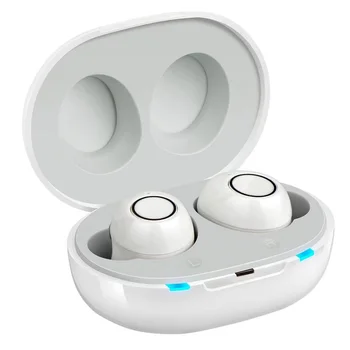 Görünmez Mini TWS Şarj Edilebilir Akıllı Kulak İçi Dijital İşitme cihazı Bir Düğme Bluetooth Kulaklık İşitme Cihazı A39