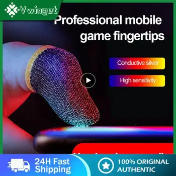 Taşınabilir Hassas Oyun Parmak Kol kaymaz Mobil Oyunlar Parmak Kapak Sweatproof Parmaklarınızın Gamer İçin Nefes Pubg İçin