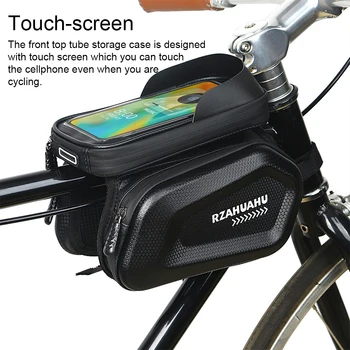 Bisiklet Ön Çerçeve Eyer Çantası Üst Tüp telefon tutucu Kılıfı Anti-titreşim Bisiklet Çantası Su Geçirmez Eyer Çantası sürüş donanımları
