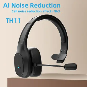 Kablosuz kulaklıklar Stereo Surround AI Gürültü Azaltma Ekstra Telefon Görüşmesi Yumuşak Kulaklık Bluetooth uyumlu 5.2 Kulaklık