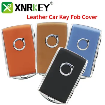 XNRKEY Deri Araba anahtarı katlanır anahtar kovanı Volvo Xc90 2016 V90 2017 S60 2019 V60 Xc40 2018 Xc60 2020 S90 2021 2022 2023
