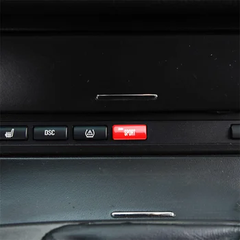 BMW için M3 2000-2006 E46 Araba Vites saklama kutusu Paneli Spor Modu Anahtarı Nemli Yerleşimler düğme kapağı Anahtar Şekillendirici Aksesuar
