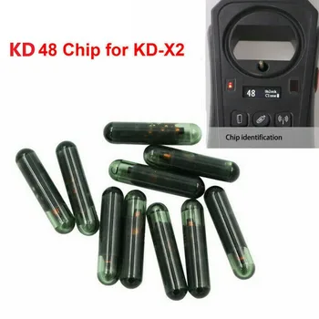 10 ADET KD-48 Kopya Klon Chip Transponder Kopya Çip KDX2 Anahtar Programcı