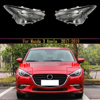 Araba far camı Mazda 3 Axela 2017 İçin 2018 2019 Araba Far Kapağı Yedek Lens Otomatik Kabuk Kapak