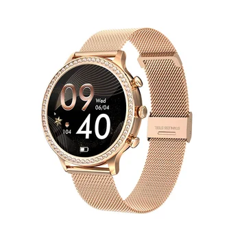 Akıllı saat I70 Bluetooth Çağrı Müzik Çalar AI Ses Asistanı Kalp Hızı Sağlık İzleme Kadın Smartwatch Spor Bilezik