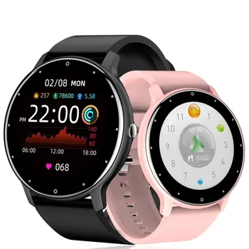 Yeni ZL02D akıllı saat Kadın Erkek Spor Spor Smartwatch Uyku nabız monitörü Su Geçirmez Çift Bileklik IOS Android