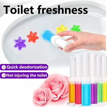 Çiçek Aromatik Tuvalet Jeli Tuvalet Deodorant Temizleyici Koku Kokuları Kaldırmak Ev Temizlik Araçları Tuvalet Temizleyici Jel Deodorant
