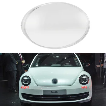 VW Beetle 2003-2012 için Far Lambası Kapağı Far Kabuk Şeffaf Maske Lens Pleksiglas Yerine Orijinal Abajur