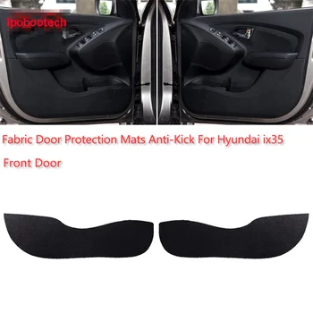 4 adet Kumaş Kapı Koruma Paspasları Anti-kick Dekoratif Pedleri Hyundai ıx35