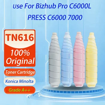 4 Adet / takım 100 % Orijinal TN616 Toner Kartuşu İçin Konica Minolta Bizhub Pro C6000L Bizhub PRESS C6000 7000