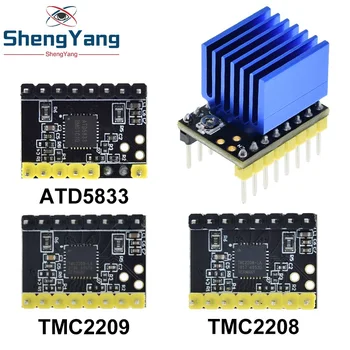 TMC2208 TMC2209 ATD5833 V2.0 ısı emici ile Step Motor sürücü StepStick 3d yazıcı parçaları 2.5 A 256 Alt bölüm Sessiz baskı