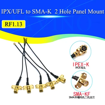 5 ADET Anten WiFi Pigtail Kablo SMA Dişi Panel Montajı Ufl./ IPX RF1.13 Kablo FPV Drone RC Modeli Multicopter için