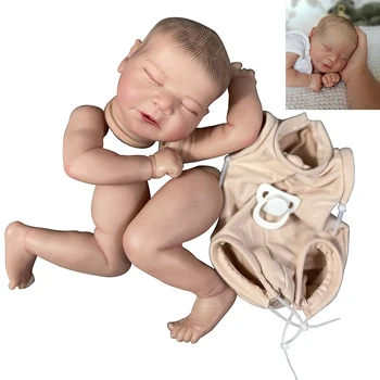 20 İnç Zaten Boyalı Yeniden Doğmuş Bebek Kiti Chase 3D Boyalı Cilt Kalıp Yüksek Kaliteli El Yapımı Bebek Parçaları