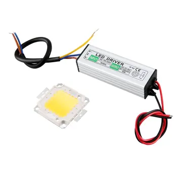50 W LED SMD çip ampuller ile yüksek güç su geçirmez 50 W LED sürücü güç kaynağı kaynağı anahtarı için LED şerit ışıkları