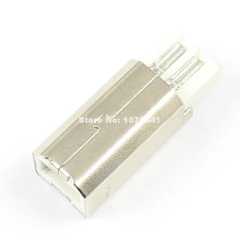 20 adet USB Tip B Erkek fiş konnektörü Soket DIY İçin