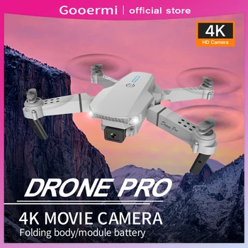 E88 Drones 4K Çift Kameralar Yörünge Uçuş El Hareketi Fotoğraf Akıllı Takip Otomatik dodge