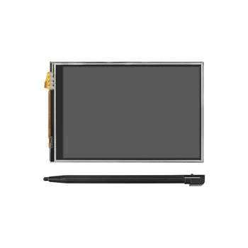 Ahududu Pi için 3.5 İnç Ekran 4B 3B+ Dokunmatik Ekran 450X320 Lcd Spı Rezistif Dokunmatik Kalem