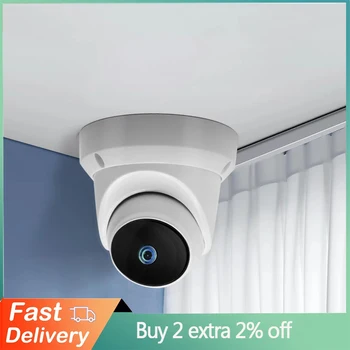 V380 Pro WiFi 1080P IP Kamera Akıllı Ev Güvenlik Gece Görüş Kapalı 2MP Kablosuz CCTV Dome Kamera