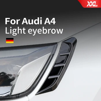 ABS Far Sticker Hava Bıçağı Sticker Audi A4 S4 B9 2021 2020 Sedan Dış Aksesuarlar çıkartmalar