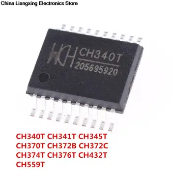 10 ADET YENİ CH340T CH341T CH345T CH372T CH372B CH372C CH374T CH376T CH432T CH559T çip de arayüzü USB, porta seri çip