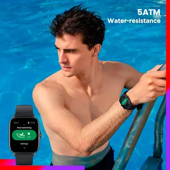 Amazfit Smartwatch 5 ATM Su Geçirmez Alexa Dahili GPS Kadın Döngüsü İzleme akıllı saat GTS 3 GTS3 GTS-3 Android IOS için erkekler